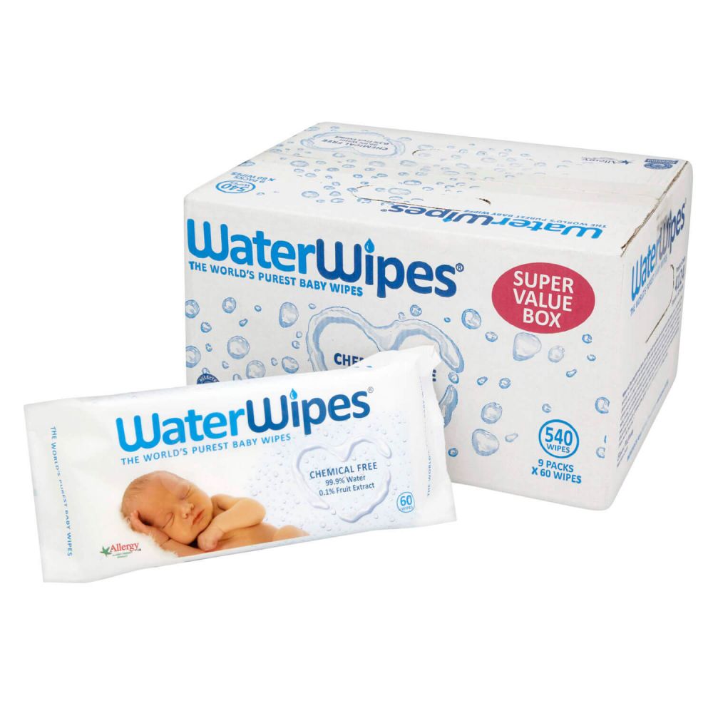 pack de toallitas de bebe water wipes