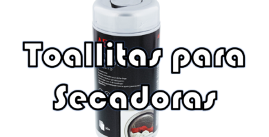 bote grande de toallitas para secadoras aeg